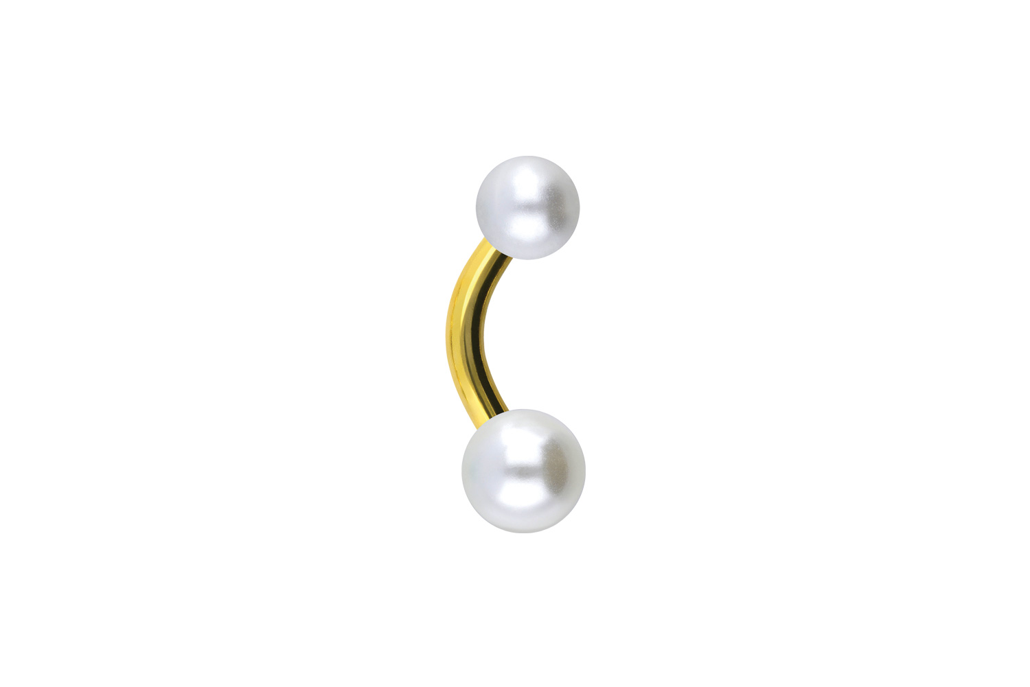 Titan Mini Bananabell Piercing SYNTHETISCHE PERLEN